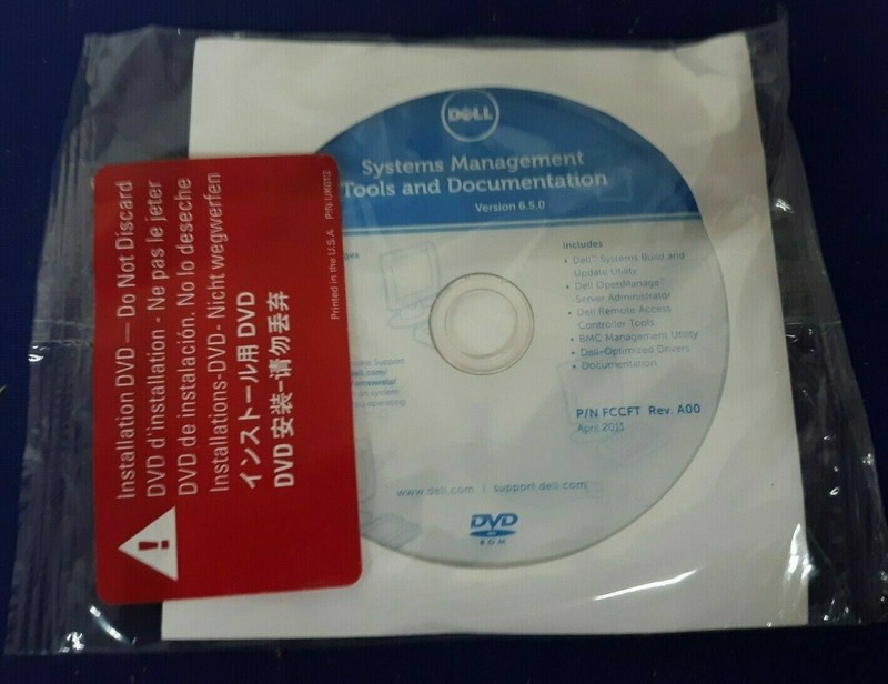 DELL P/N FCCFT Systems Management Tools & Documentation DVDROM 6.5.0 NEW