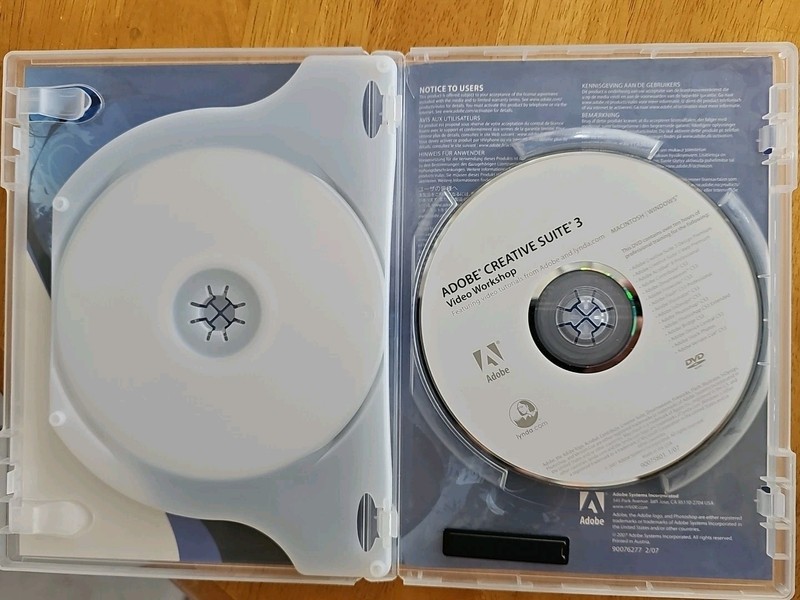 Authentic Photoshop Software Bundle CDs & Serial #s, CS3, CS4, Lightroom 2007 gallery