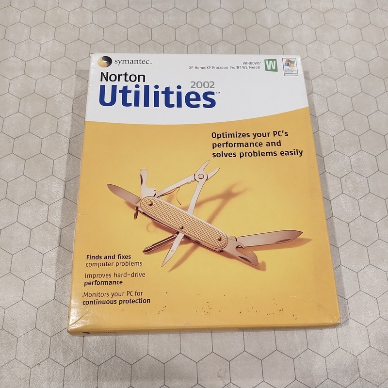 Norton Utilities 2002, Symantec, Windows XP/NT WS/Me/98 , CD-ROM, 2001