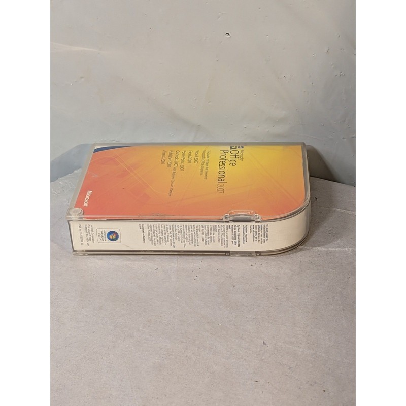 Microsoft Office Professional 2007 Windows Full Retail Version Open Box AS-IS gallery