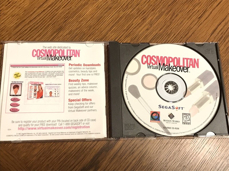 Cosmopolitan Virtual Makeover SegaSoft, Windows / Mac CD ROM 1997 gallery