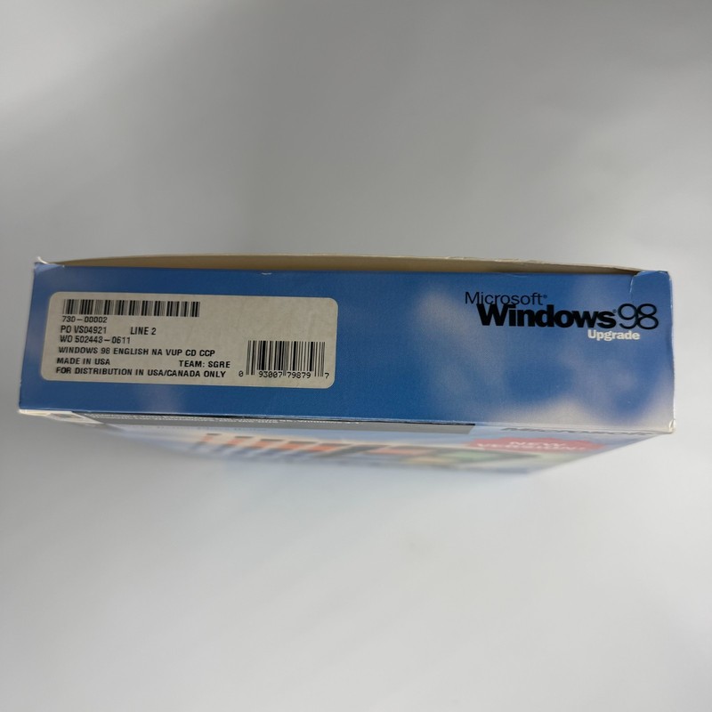 Microsoft Windows 98 Upgrade Retail BOX ONLY gallery