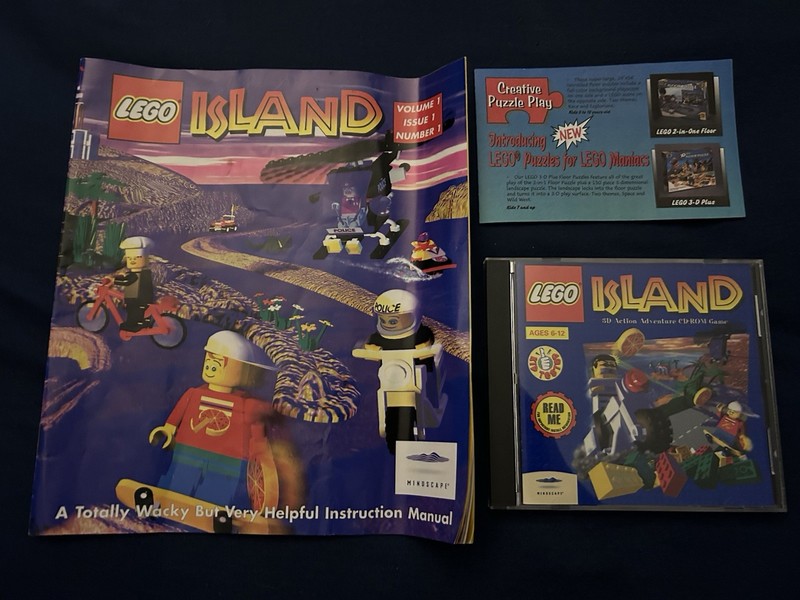 LEGO Island 3D Action Adventure Game Box Set COMPLETE gallery