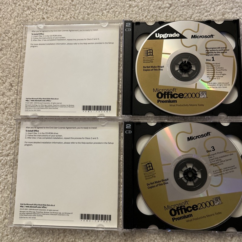 Microsoft Office 2000 Premium 4 CDs With Keys gallery
