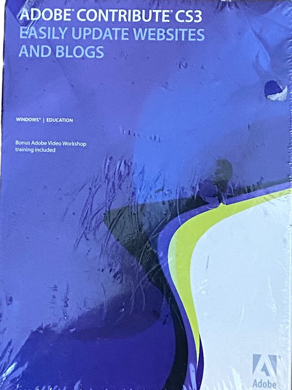 Adobe Contribute CS3 Web Publishing Software for Windows