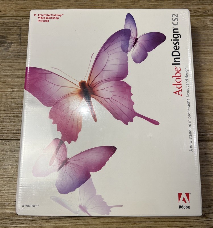 Adobe InDesign CS2 Brand New Sealed For Windows