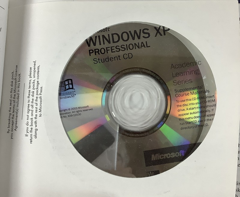 Microsoft Windows XP Professional Academic Hardcover Learning Manual 2002 gallery