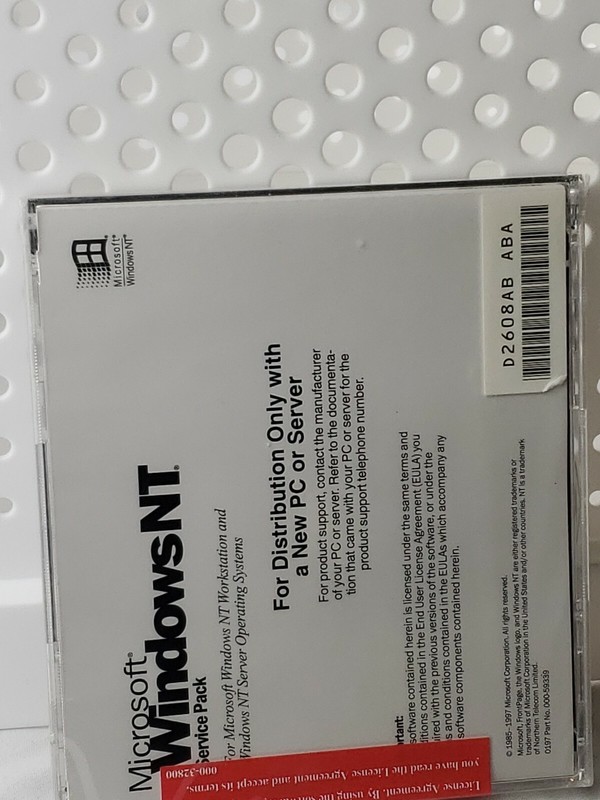 Microsoft Windows NT Service Pack 3 for Workstation/Server (NO KEY) gallery