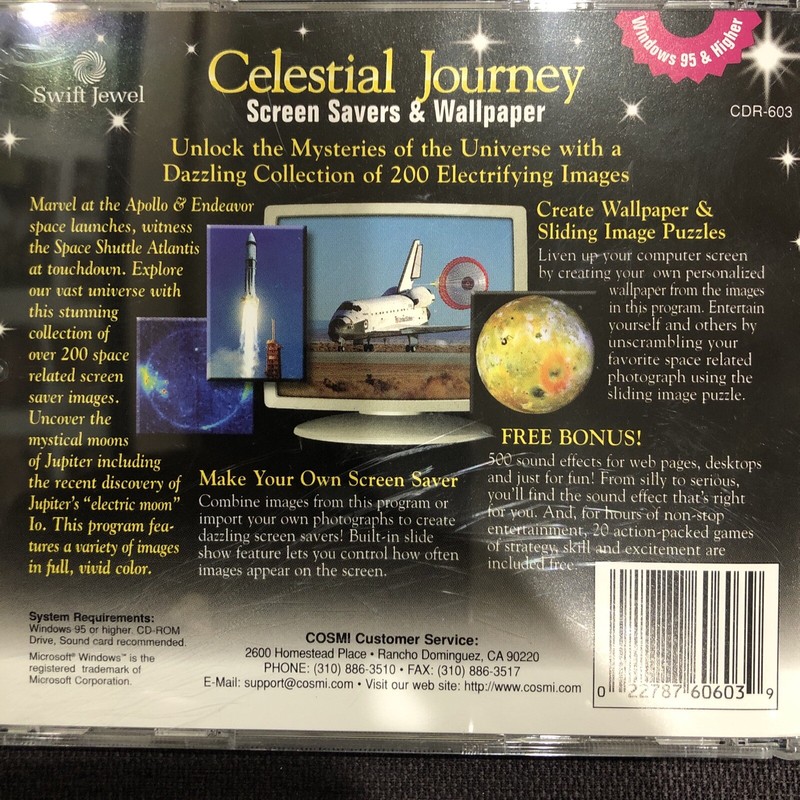 Celestial Journey Screen Savers & Wallpaper CD ROM gallery
