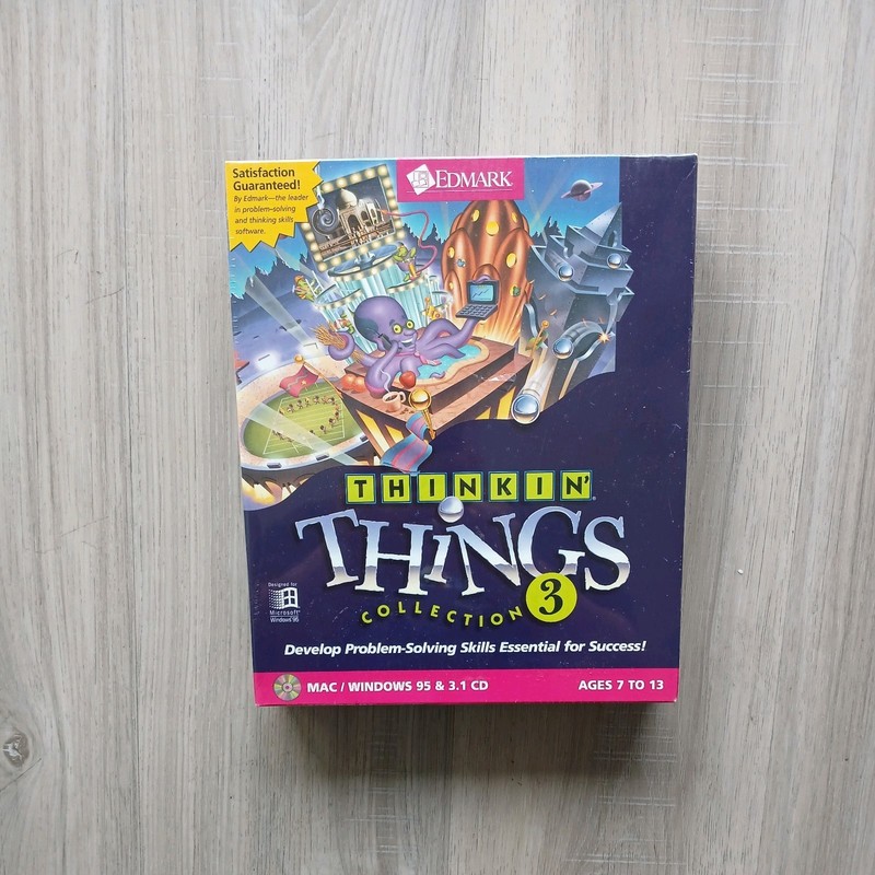 Thinkin’ Things Collection 3 – CD-ROM Win/Mac – Rare Shrink-wrapped Retail Box