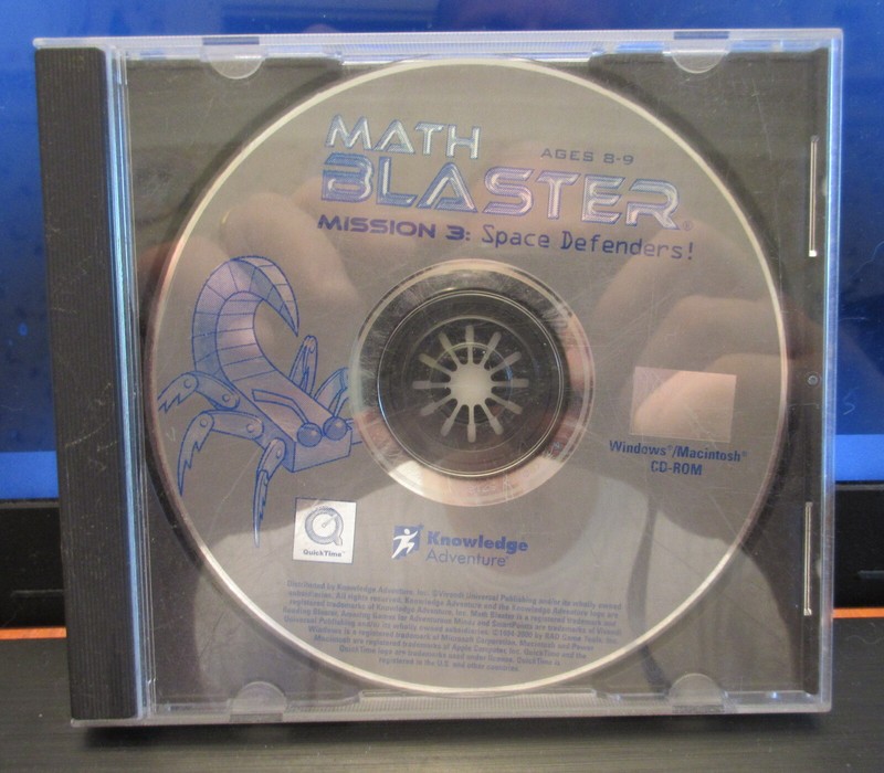 Math Blaster “Mission 3: Space Defenders, Ages 8-9” – Windows or Mac Systems