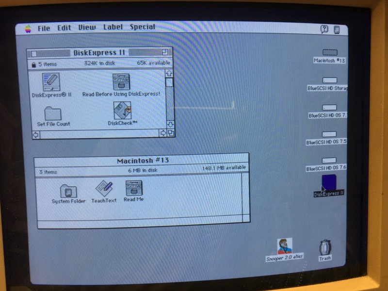 Vintage Macintosh software : DISK EXPRESS II 3-1/2" disks, manual gallery