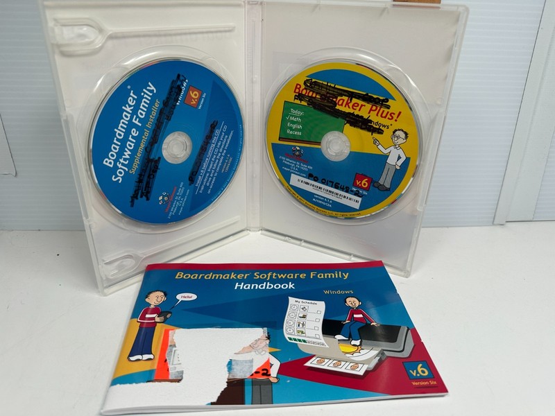 Boardmaker Plus English version 6 English 2 Disks and Manual