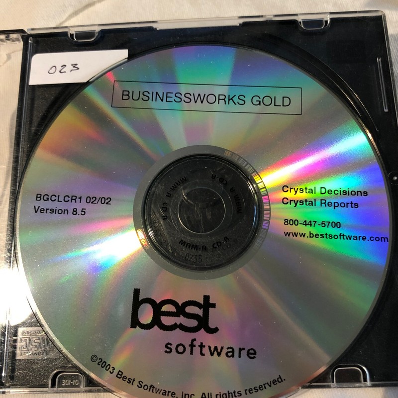 Best Software Crystal Reports CD Vintage Software