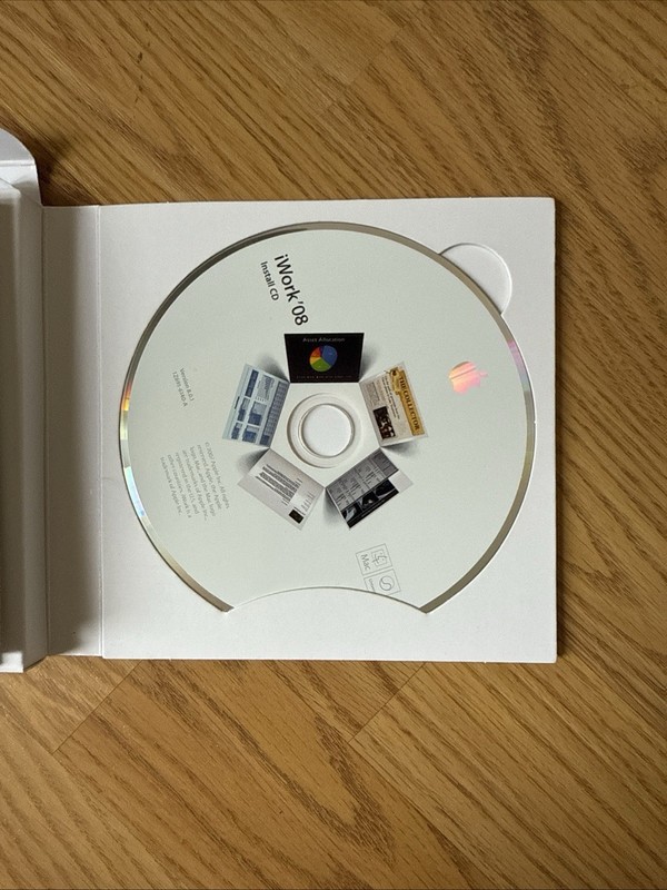 Apple iWork’ 08 Office Software Suite Mac Keynote/Pages/Numbers – keys included