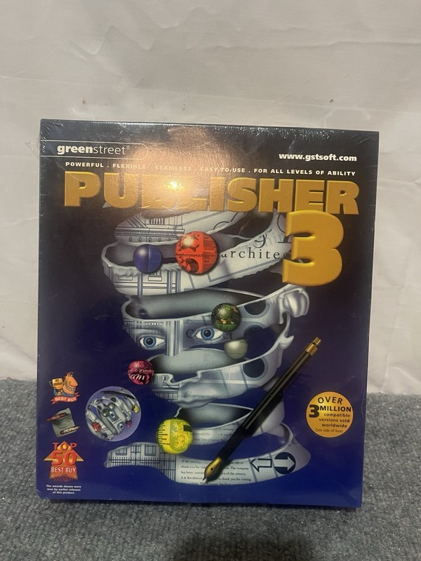 Greenstreet Publisher 3 New Sealed
