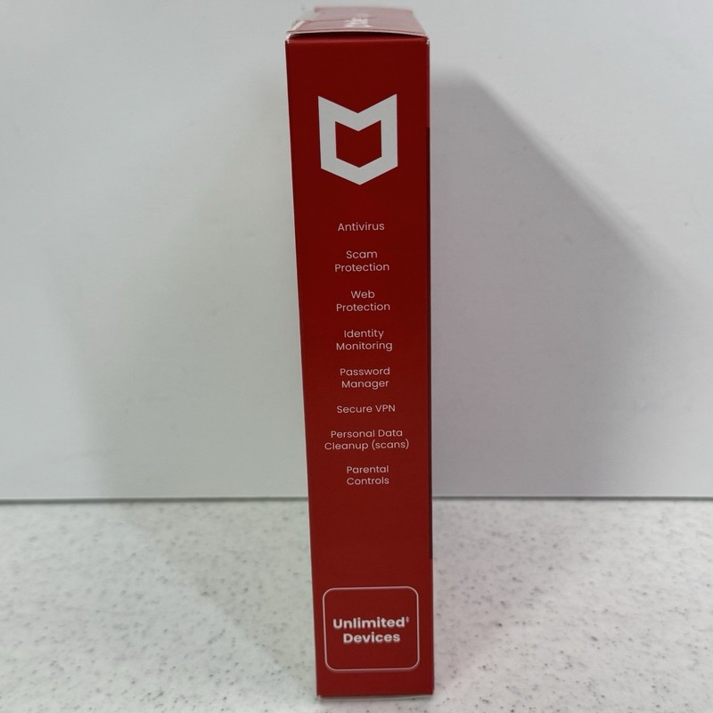 McAfee LiveSafe 2026 Unlimited Devices, Antivirus Internet, 1 Year, Sealed Box! gallery