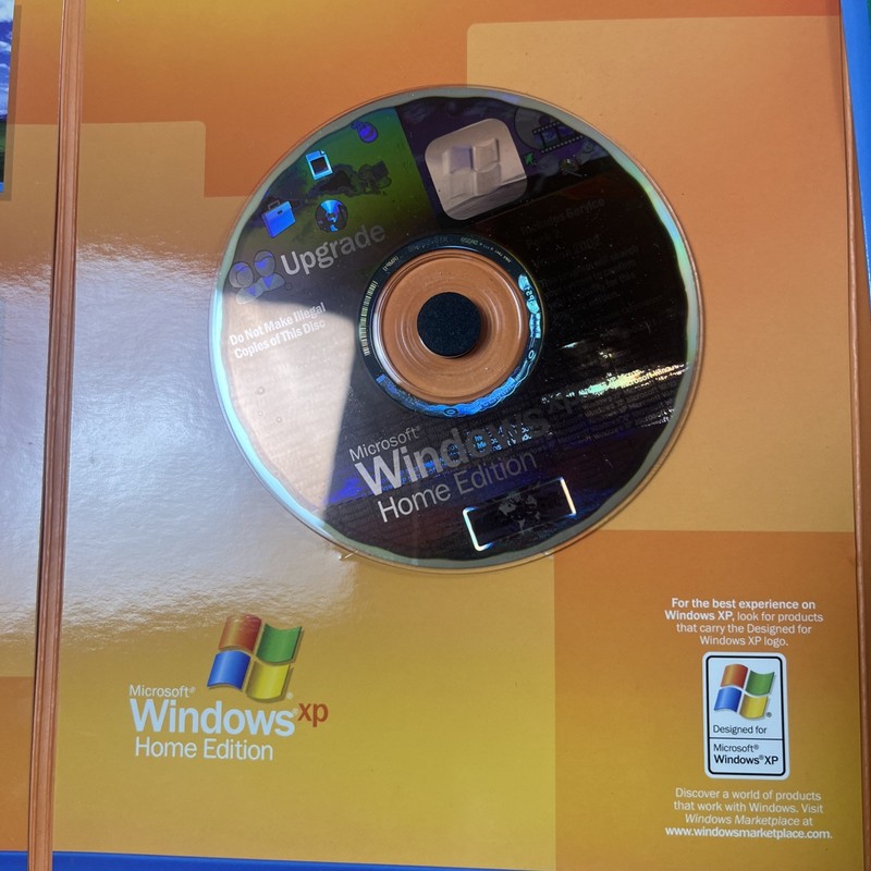 Microsoft Windows XP Home Edition Version 2002 Upgrade with Product Key + Disc gallery