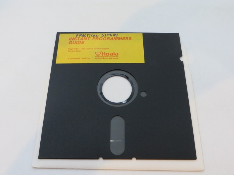 5.25″ Floppy Disk KoalaWare Program INSTANT PROGRAMMERS GUIDE computer disc 1983