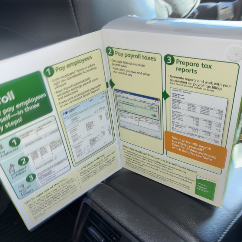 NEW - Intuit QuickBooks Basic Payroll - Small Business - 1-3 Employee PN 312744 gallery