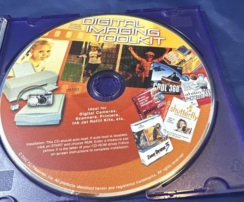 Digital Imaging Toolkit 2002 PC Treasures Windows CD ROM Disc Only gallery
