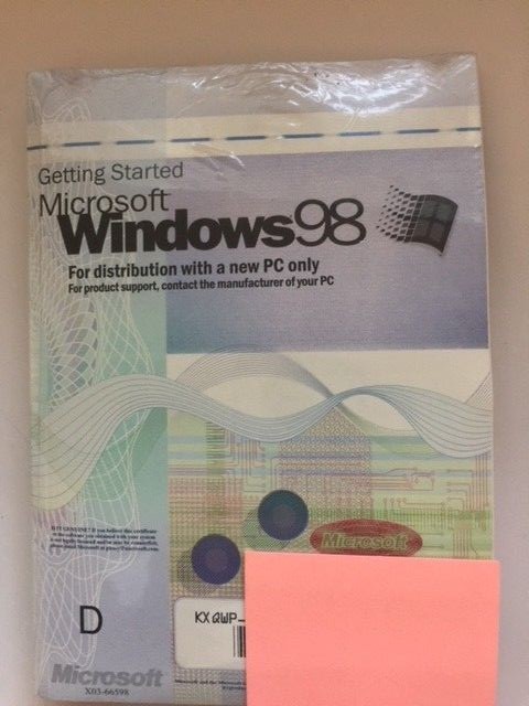 Brand New Microsoft Windows 98