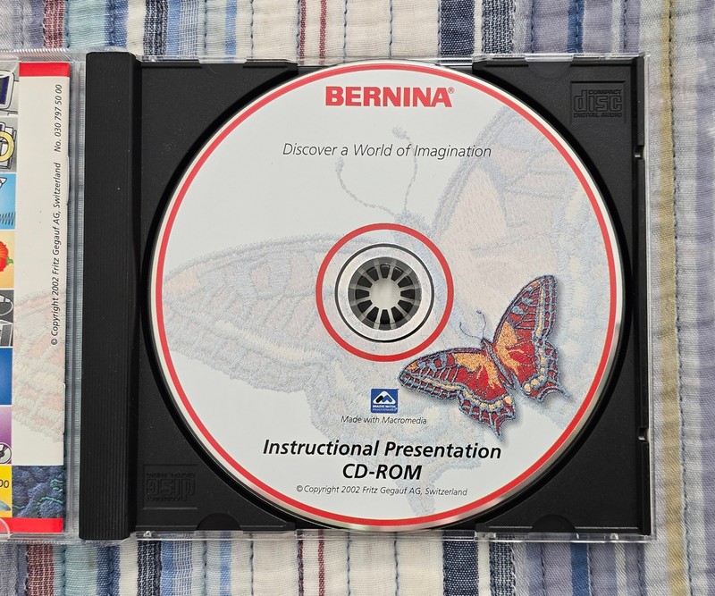 Bernina Artista 200 Instructional Presentation CD-ROM PC Windows Mac gallery