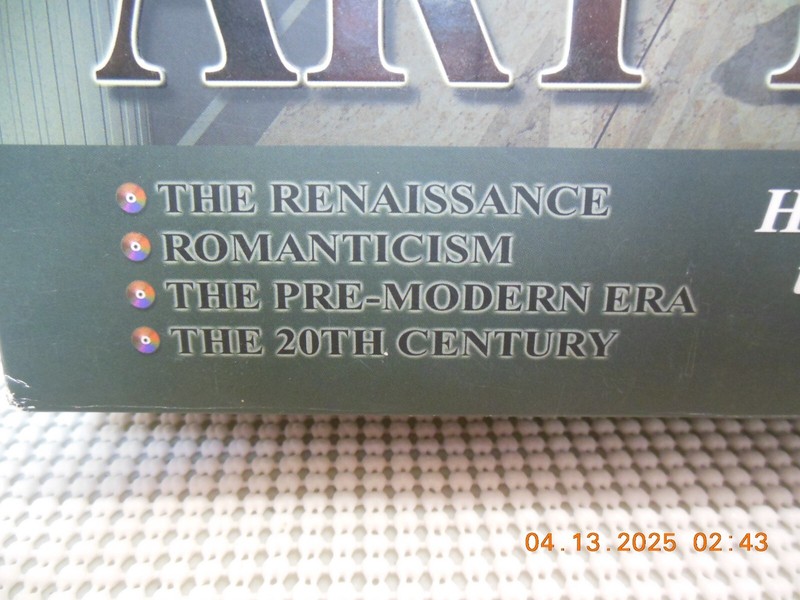 Art 1998 Home Library Collection Virtual Art Museum 4 CD-ROMs Fogware gallery