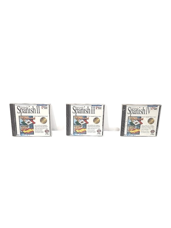 Spanish 2 Spanish 3 Spanish 4 Pro One Multimedia Learning CD gallery