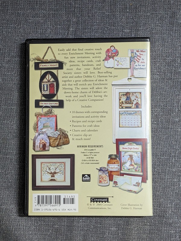 Creative Companion for Enrichment Night Windows CD-ROM Software Crafts Recipes gallery