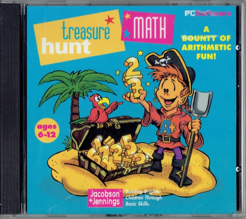 TREASURE HUNT MATH. A BOUNTY OF ARITHMETIC FUN! BRAND NEW OLD STOCK FOR WIN PC