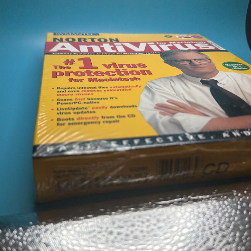 1998 Vintage New & Sealed Symantec Norton Antivirus for Macintosh Ver. 5.0 CDROM gallery
