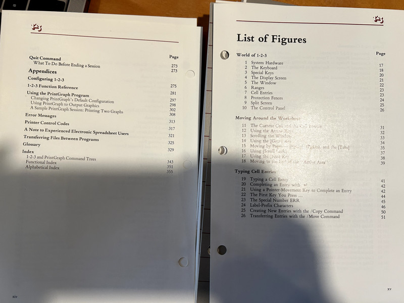 Vintage IBM PC Lotus 123 Version 1A Users Manual & Quaid Software limited manual
