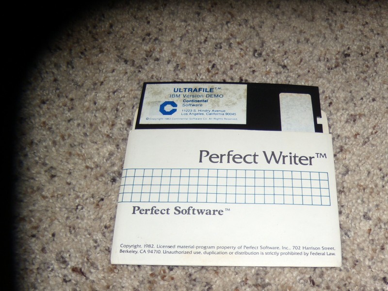 Ultrafile IBM Version Demo 5.25″ disk