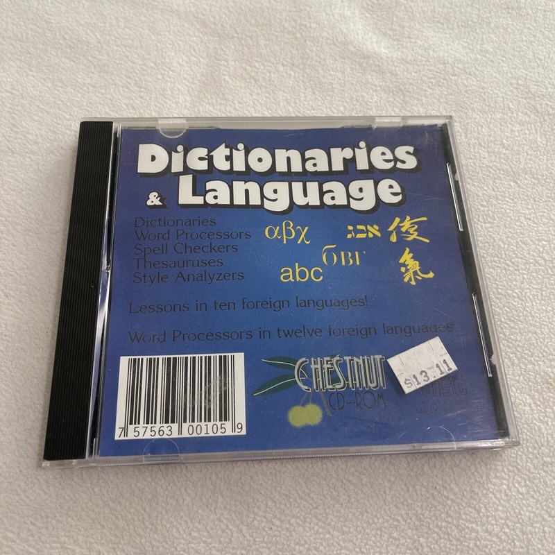 Dictionaries & Languages by Chestnut ~ 1993