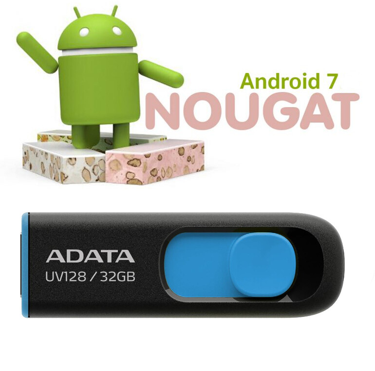 Android Nougat x86 7.1 r2 64Bt PC Boot FAST 32 Gb USB 3.2 Linux Install Live