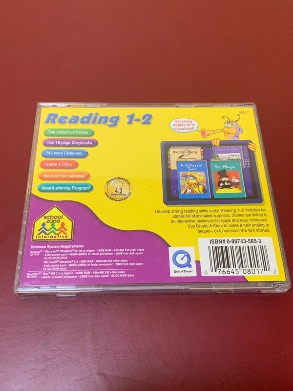 READING 1-2 PC CD-ROM AGES 6-7 WINDOWS, MACINTOSH gallery