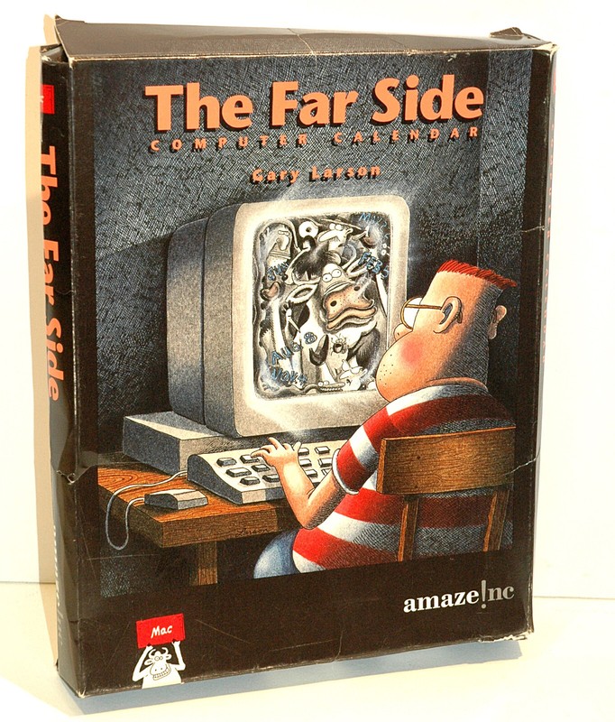 VINTAGE APPLE MACINTOSH SOFTWARE BLOWOUT: Gary Larson The Far Side Calendar