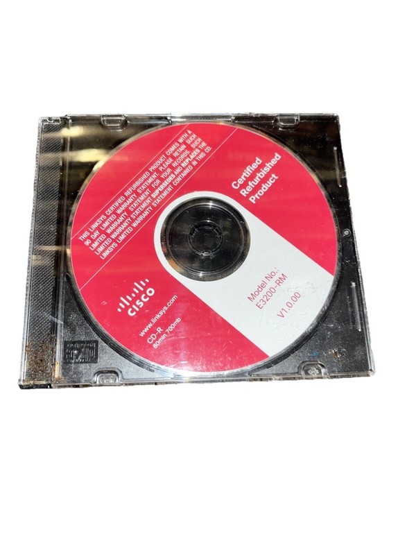 Cisco Linksys software Model E3200-RM Ver.1.0.00 Installation Software