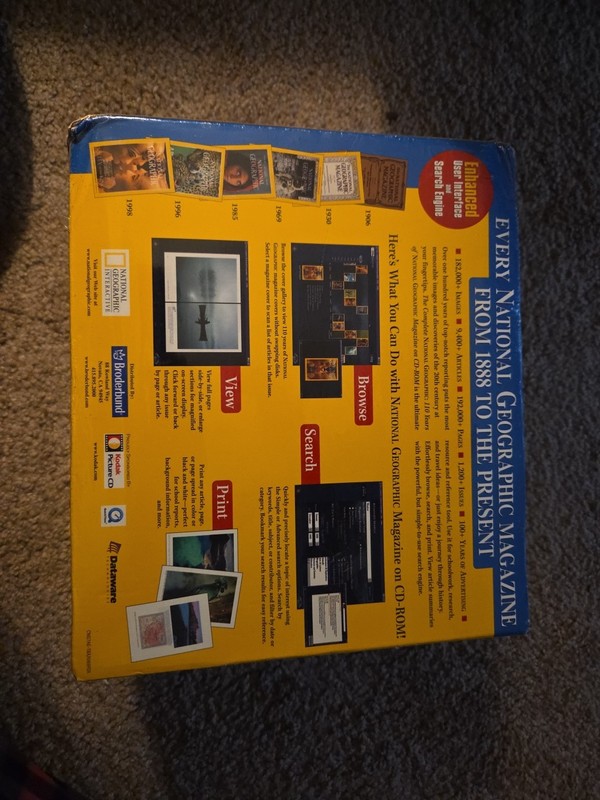 Complete National Geographic Magazine 110 Years 31 CD-ROM Set (1999) Sealed gallery