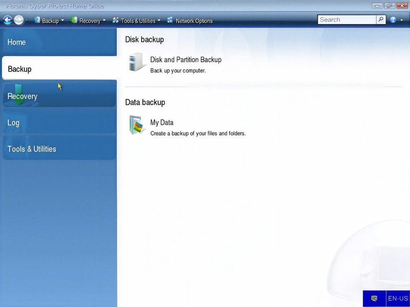 Acronis Cyber Protect Home Office Bootable DVD/USB gallery