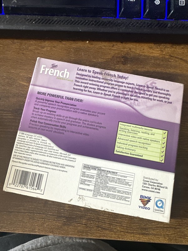 Cosmi Learn To Speak French Essentials gallery