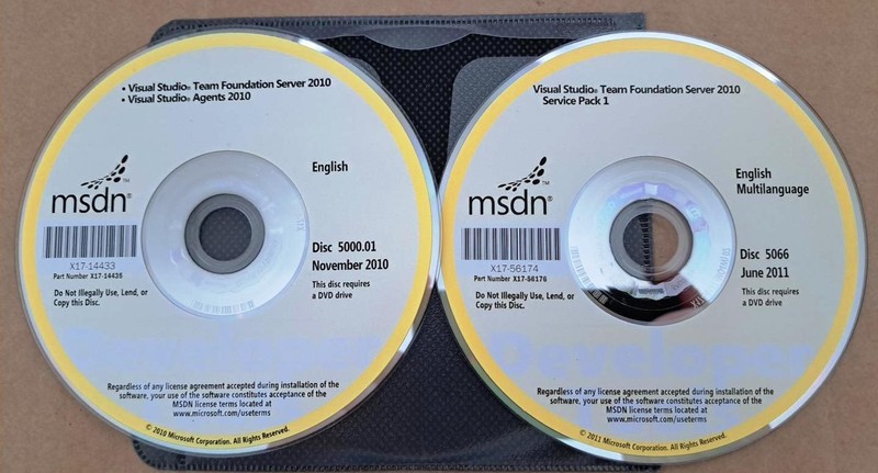 Microsoft Visual Studio Team Foundation Server 2010 & Agents & SP1 w/ License