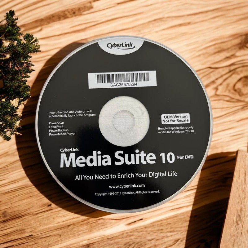 New CyberLink Burning Media Suite 10 OEM Version only for LG DVD/CD-Rom Drives