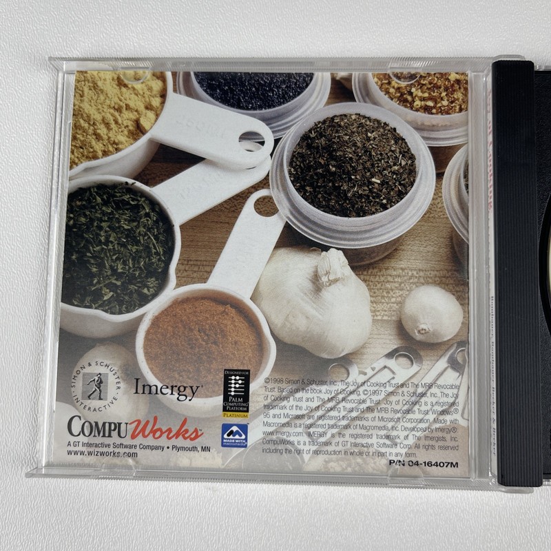 The Joy of Cooking PC CD Irma Rombauer Learn To Cook Meal Culinary Recipes gallery