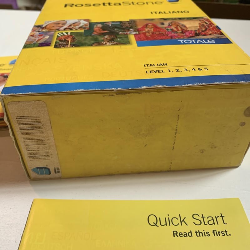 ROSETTA STONE Italiano Totale Version 4: Levels 1-5 Italian Language CDs gallery