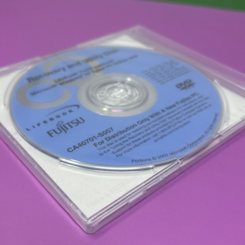 FUJITSU - Lifebook- A6020 Notebook Recovery& Utility DVD-ROM DISC, WIN. Vista gallery