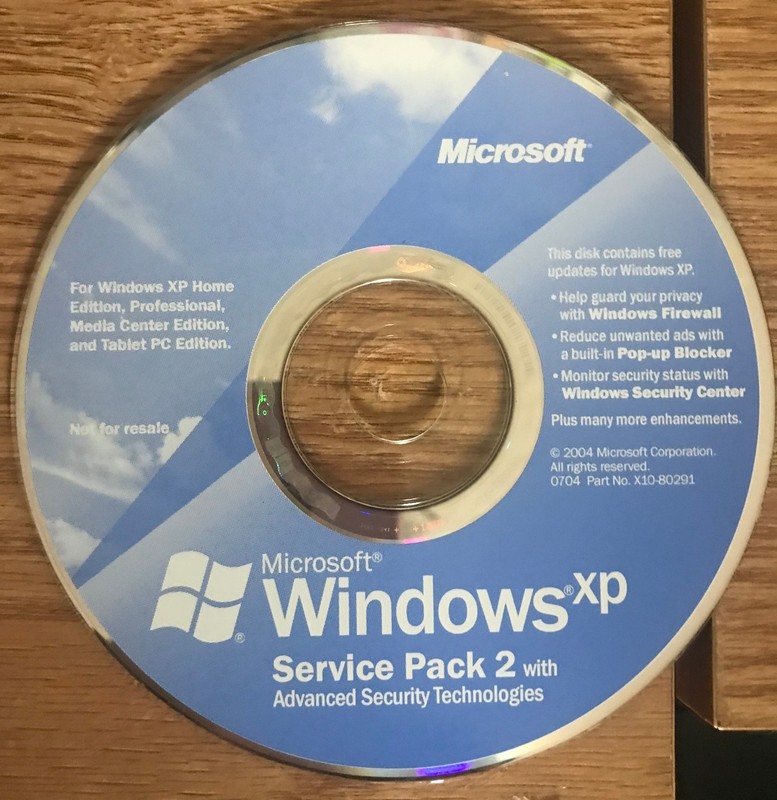 Microsoft Windows XP Service Pack 2 SP2 CD (Copy Disc Only ) gallery