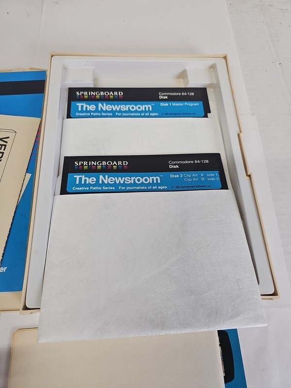 The Newsroom by Springboard for the Commodore 64 C64 128 Computer gallery