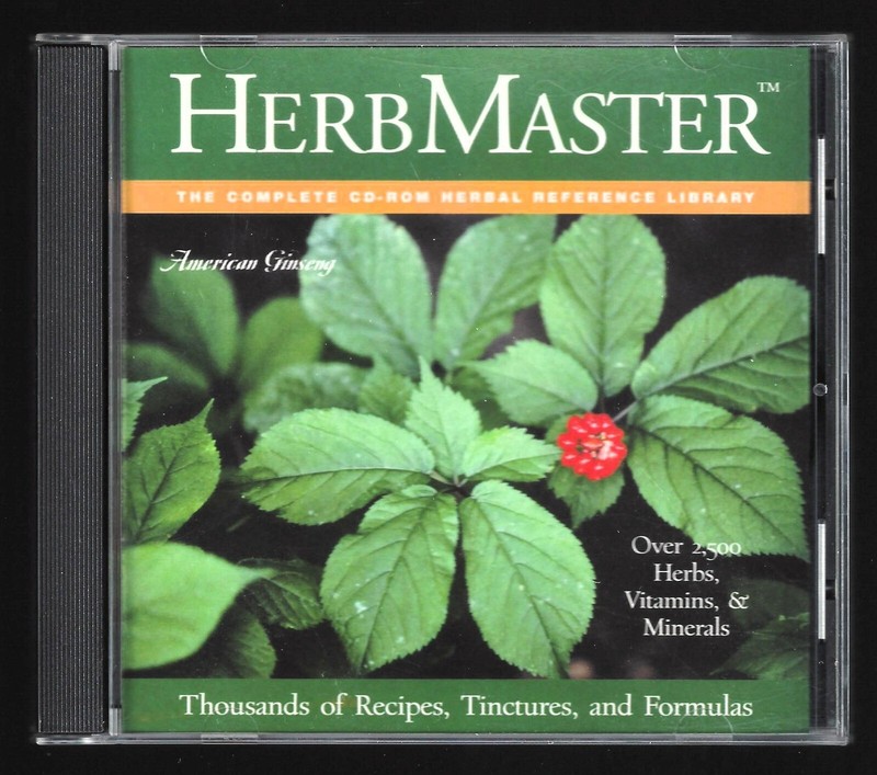 Herb Master Complete Herbal Reference Library (CD-ROM, 2003)